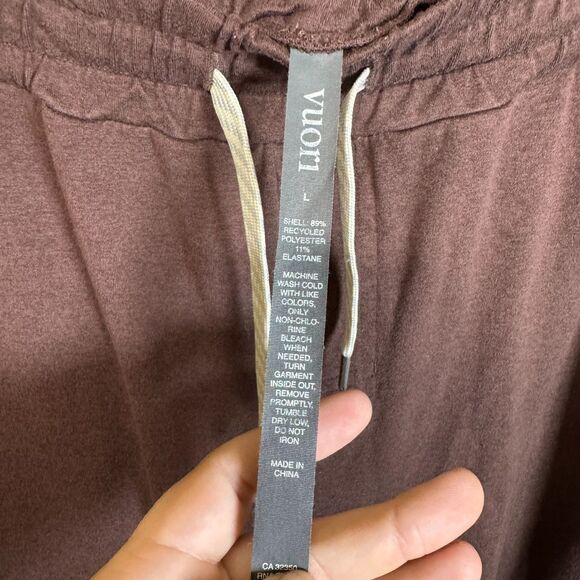 Vuori Ponto Performance Pants Mens Size L Burgundy Dreamknit Relaxed Fit - Picture 8 of 10